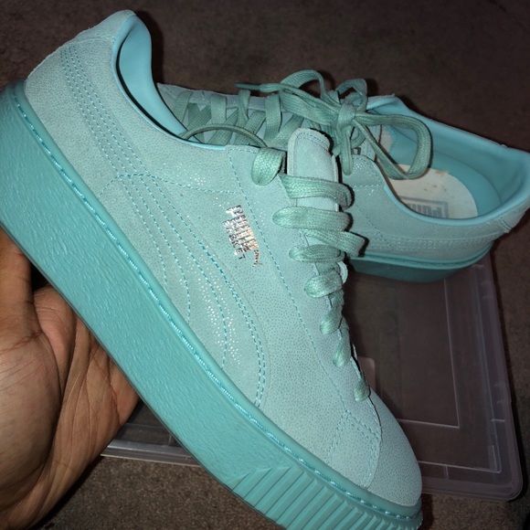 Puma Shoes - PUMA women’s suede Platforms